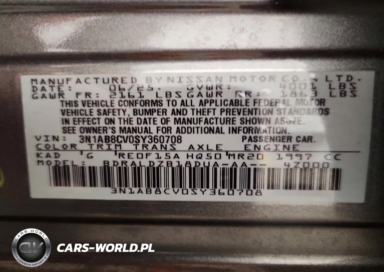 2025 Nissan Sentra Sv VIN:3N1AB8CV0SY360708 - 12