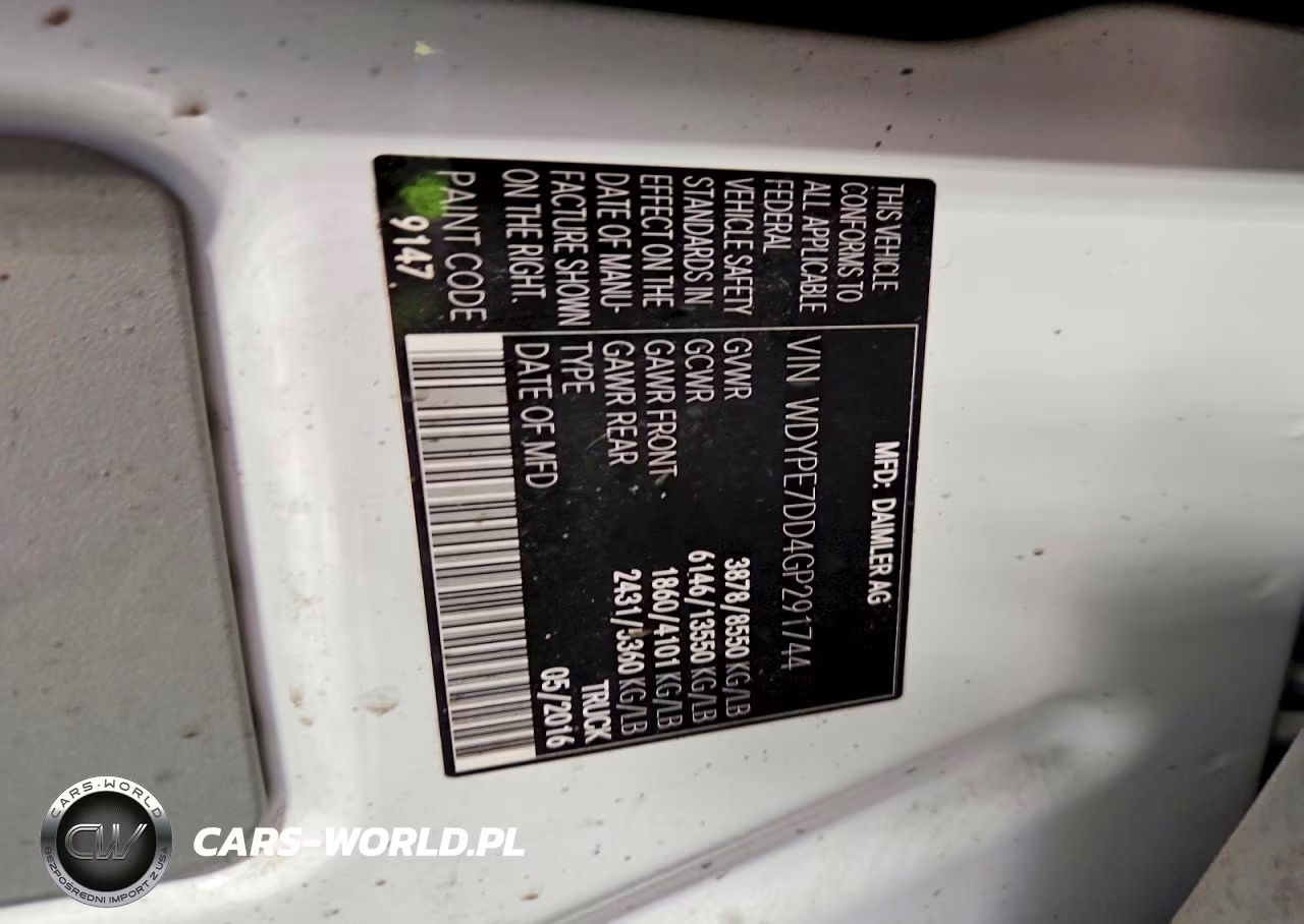 2016 Freightliner Sprinter 2500 VIN:WDYPE7DD4GP291744 - 13