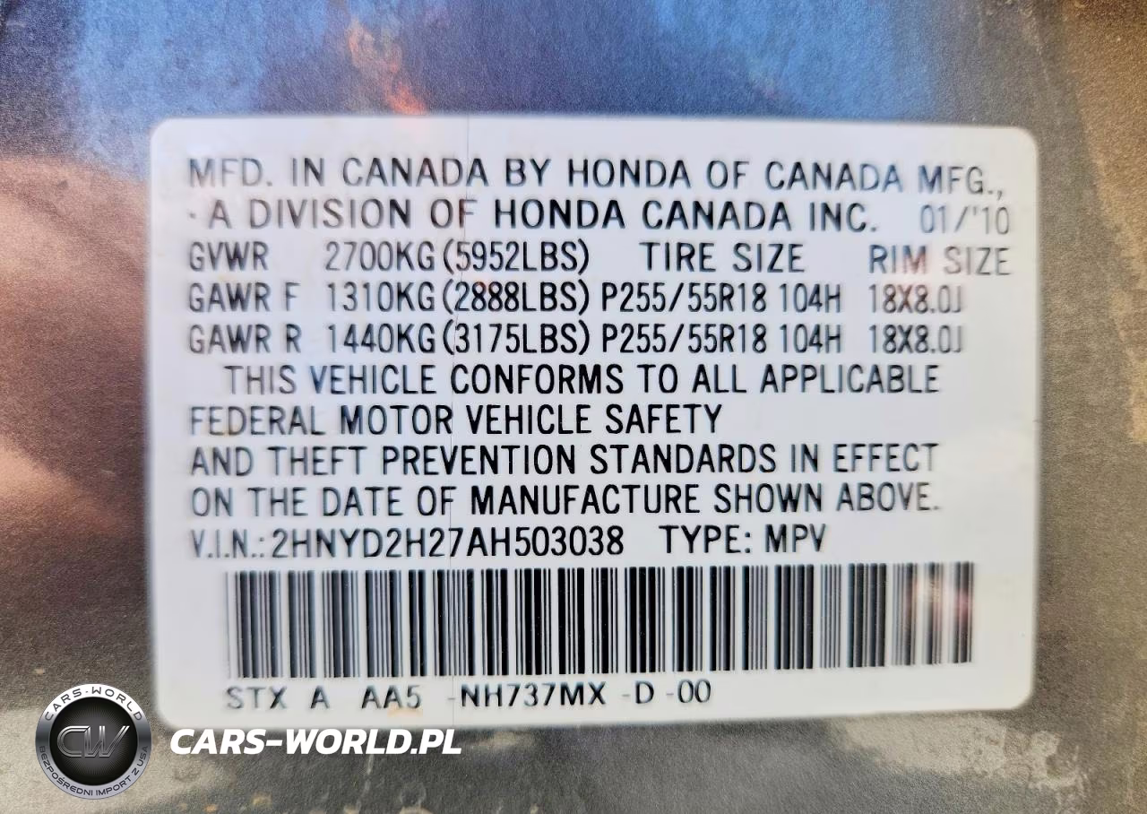 2010 Acura Mdx Advance Awd VIN:2HNYD2H27AH503038 - 14