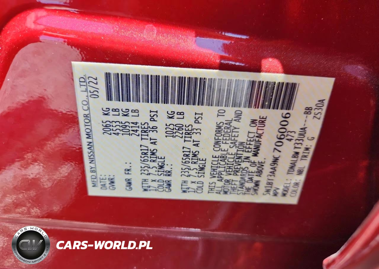 2022 Nissan Rogue S VIN:5N1BT3AA9NC706006 - 13