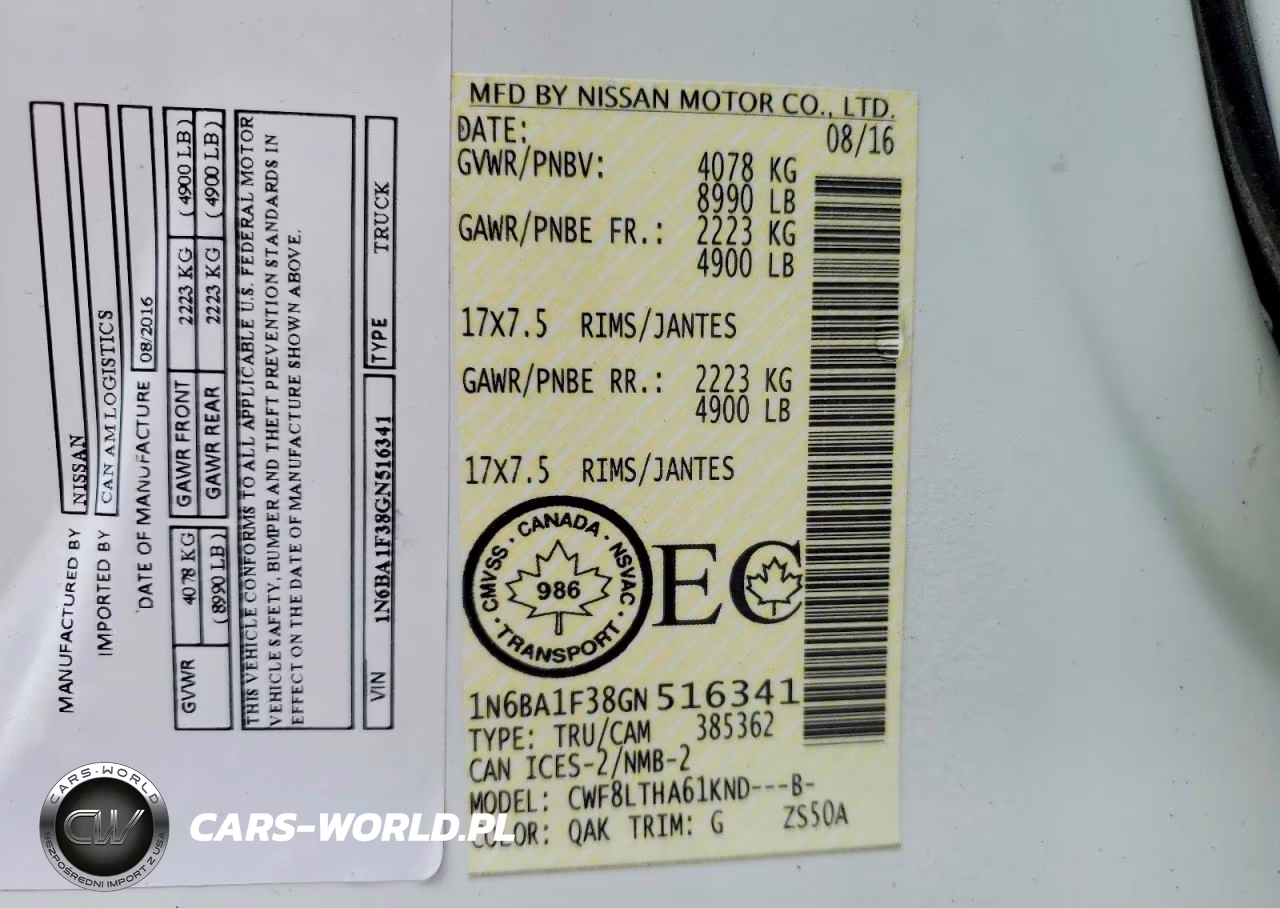 2016 Nissan Titan Xd S VIN:1N6BA1F38GN516341 - 12