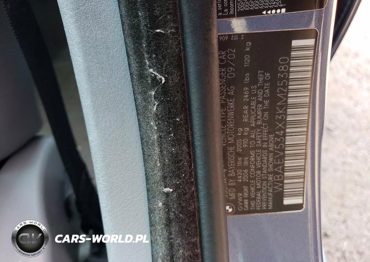 2003 BMW 330 I VIN:WBAEV534X3KM25380 - 12