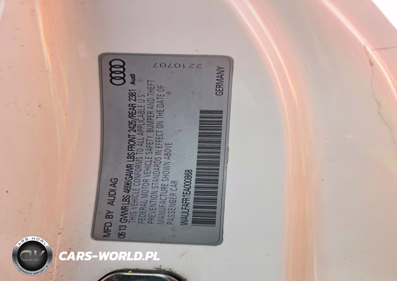 2014 Audi A5 VIN:WAULFAFR1EA000868 - 13