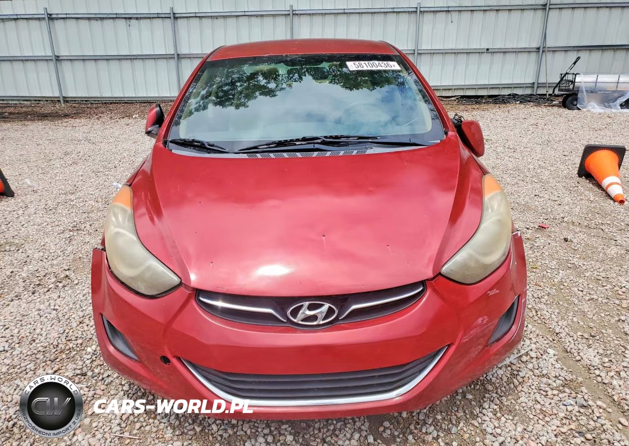 2013 Hyundai Elantra Gls VIN:KMHDH4AE8DU776544 - 5