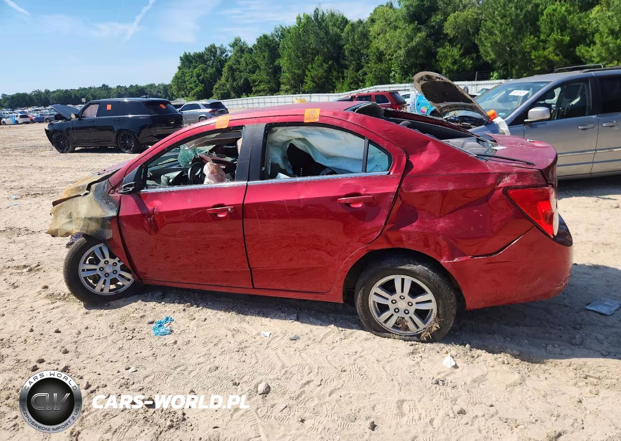 2014 Chevrolet Sonic Lt VIN:1G1JC5SB4E4233136 - 2