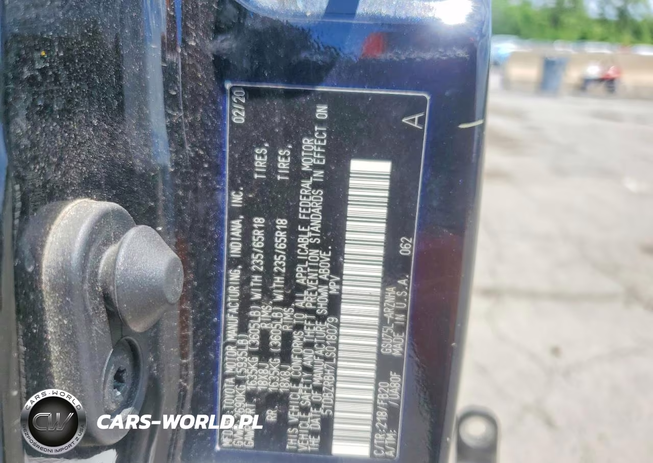 2020 Toyota Highlander Le VIN:5TDBZRBH7LS018079 - 14