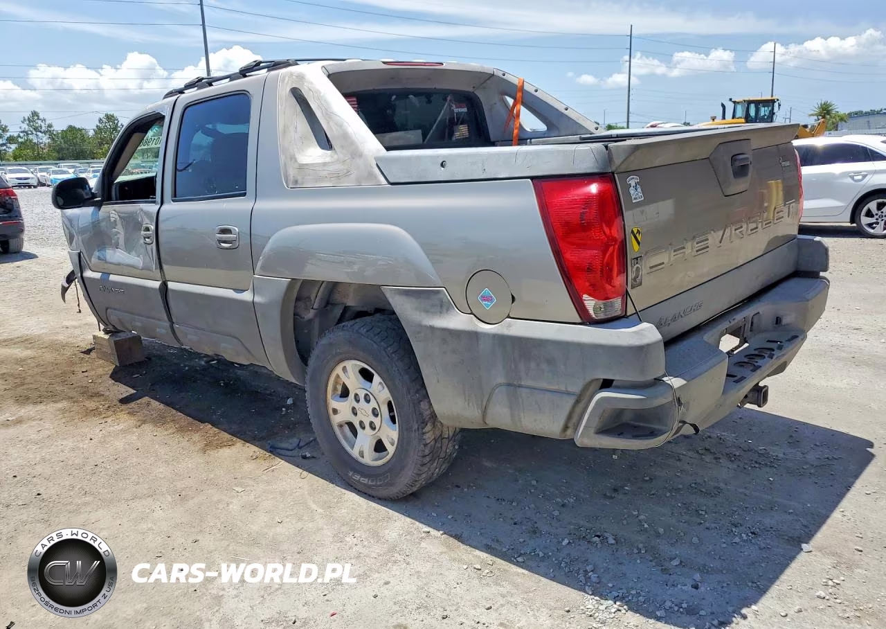 2002 Chevrolet Avalanche C1500 VIN:3GNEC13T52G244709 - 2