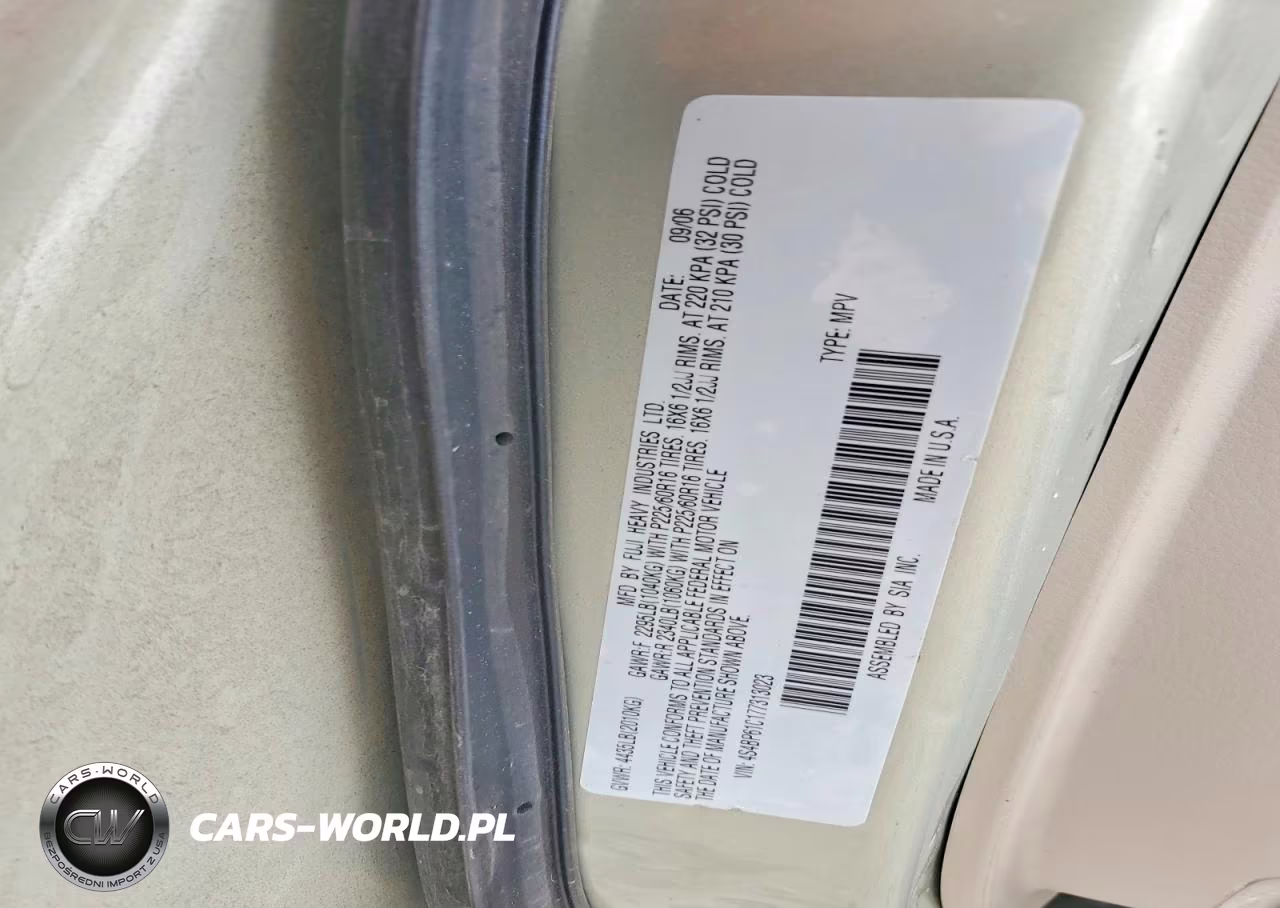 2007 Subaru Outback Outback 2.5I VIN:4S4BP61C177313023 - 13