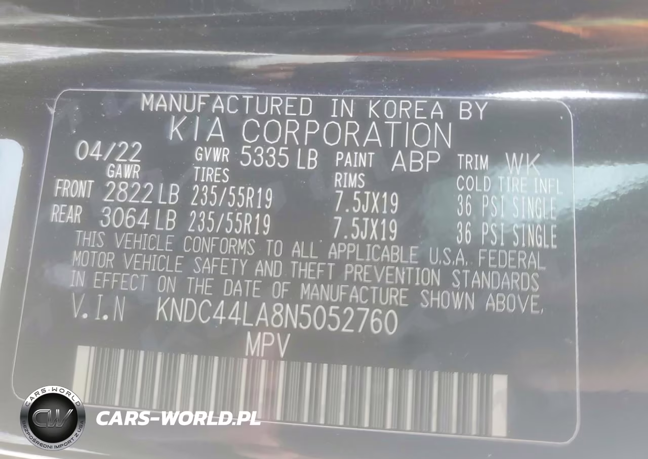 2022 Kia Ev6 Gt Line VIN:KNDC44LA8N5052760 - 14