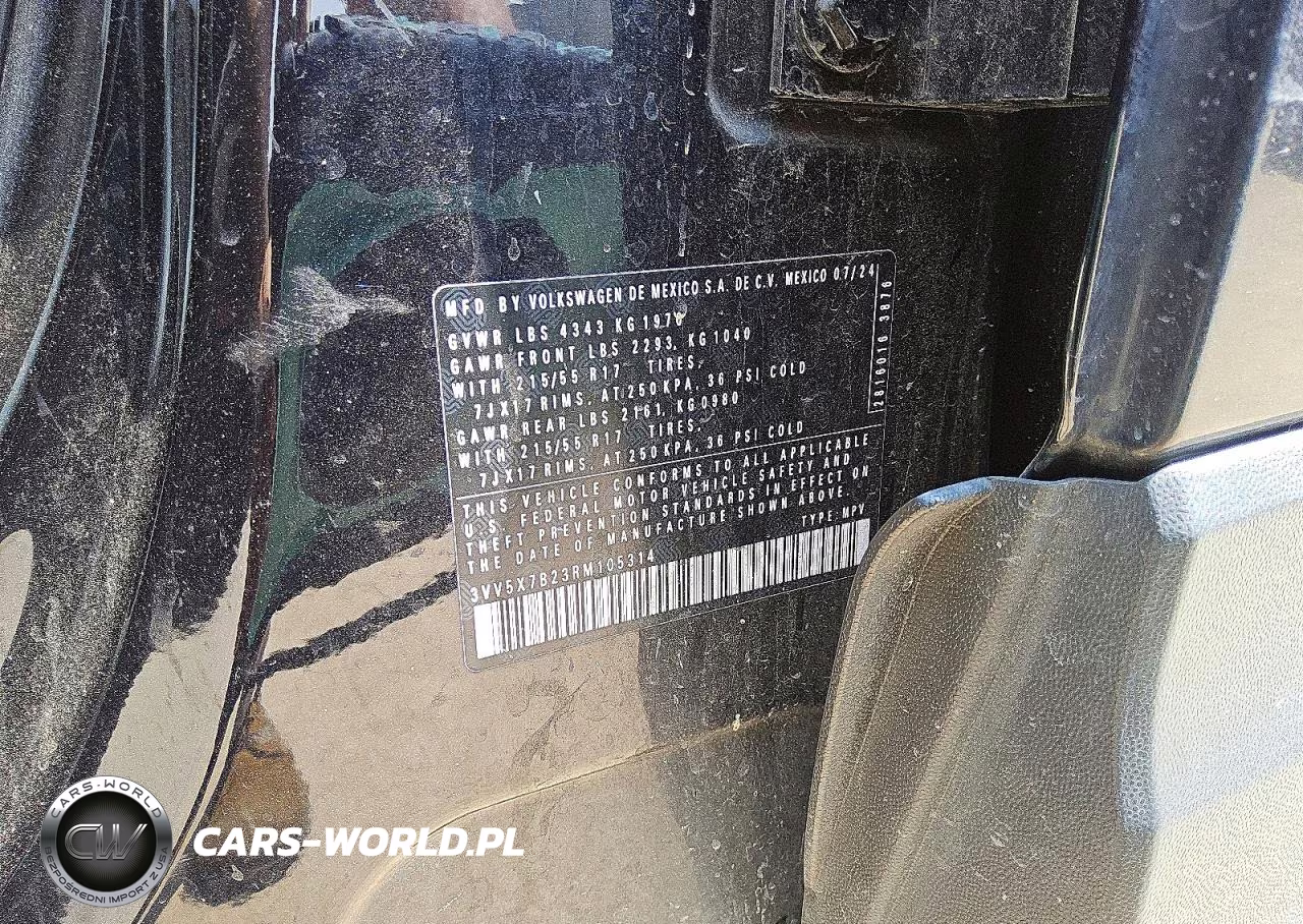 2024 Volkswagen Taos S VIN:3VV5X7B23RM105314 - 13