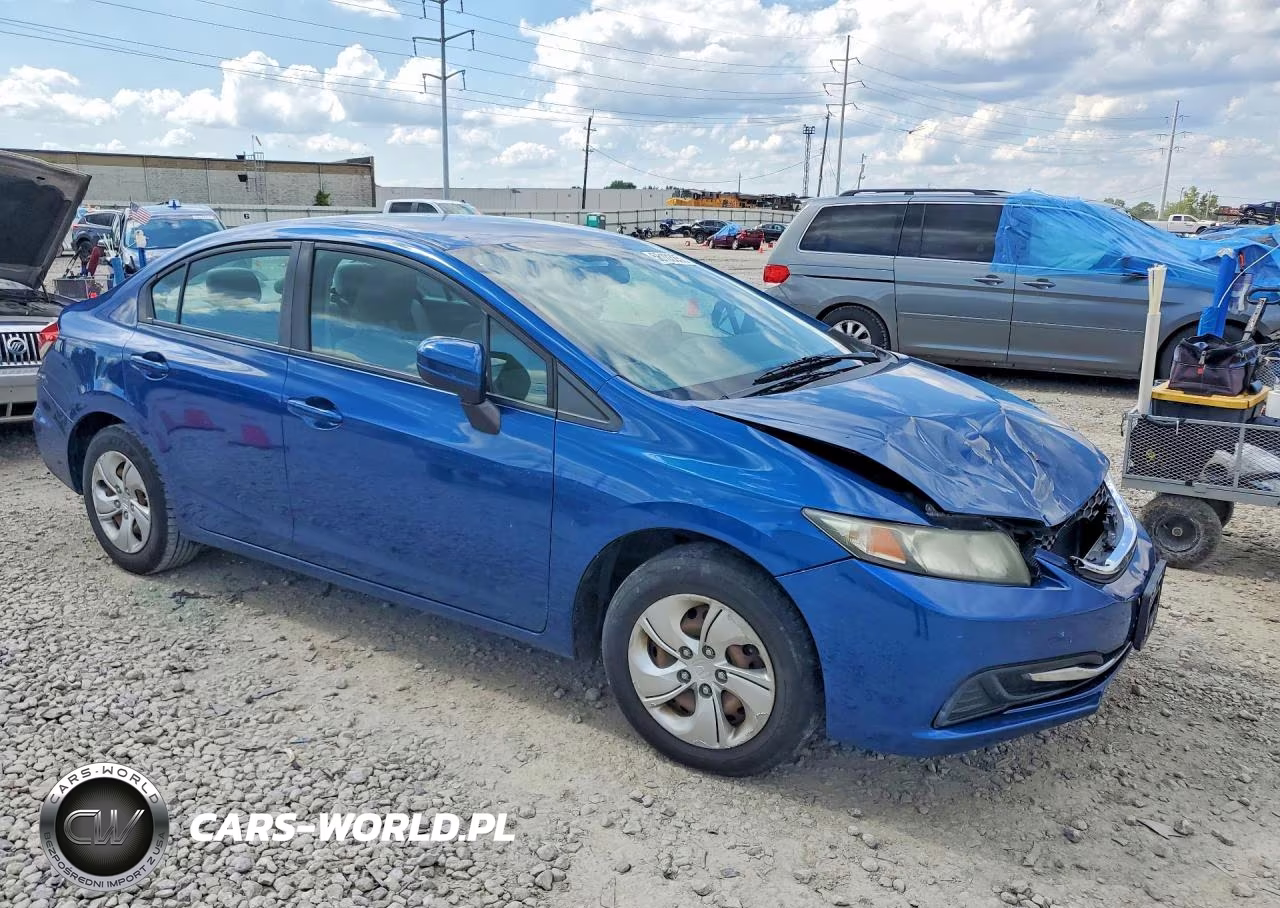 2014 Honda Civic Lx VIN:2HGFB2F59EH535707 - 4