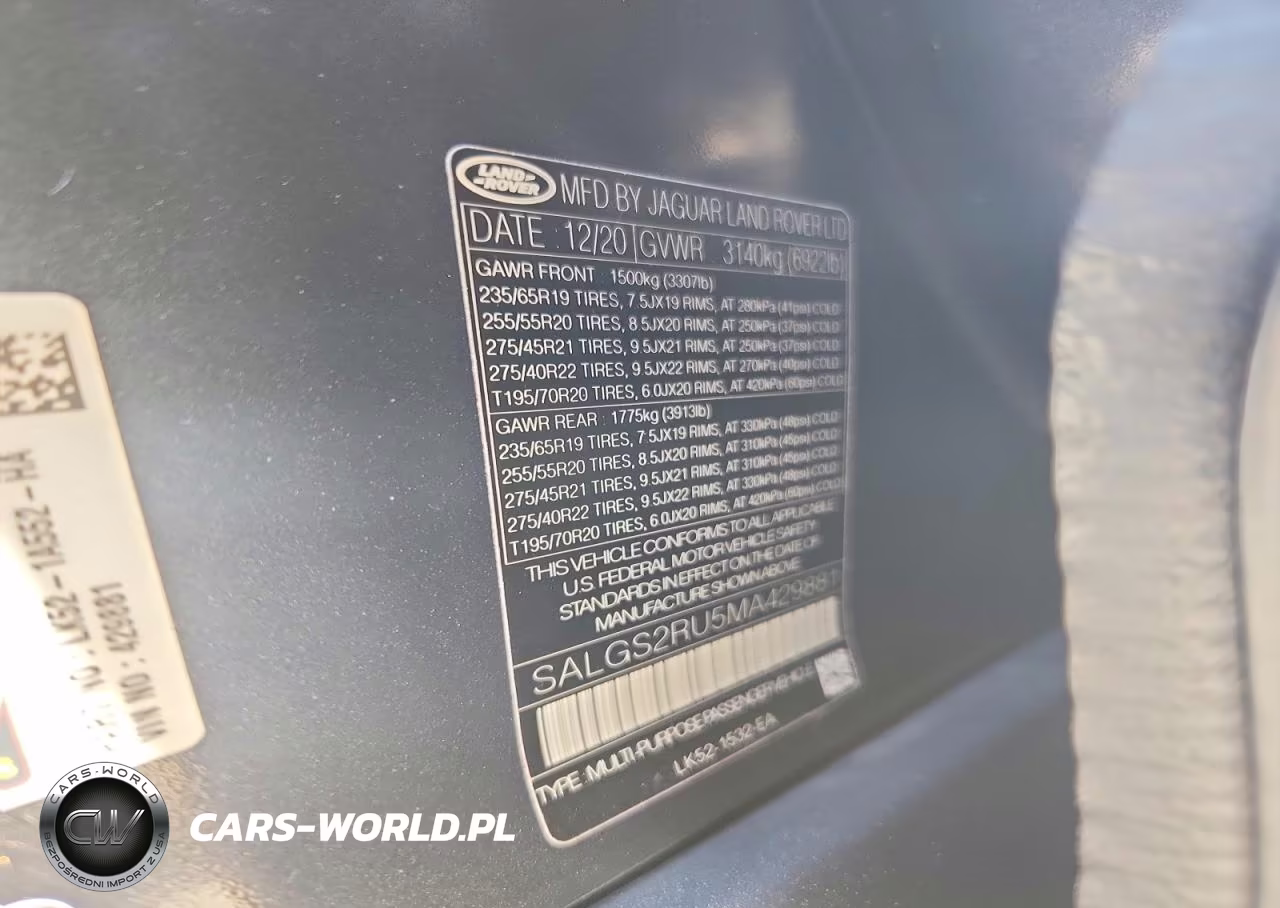 2021 Land Rover Range Rover Hse Westminster Edition VIN:SALGS2RU5MA429881 - 12