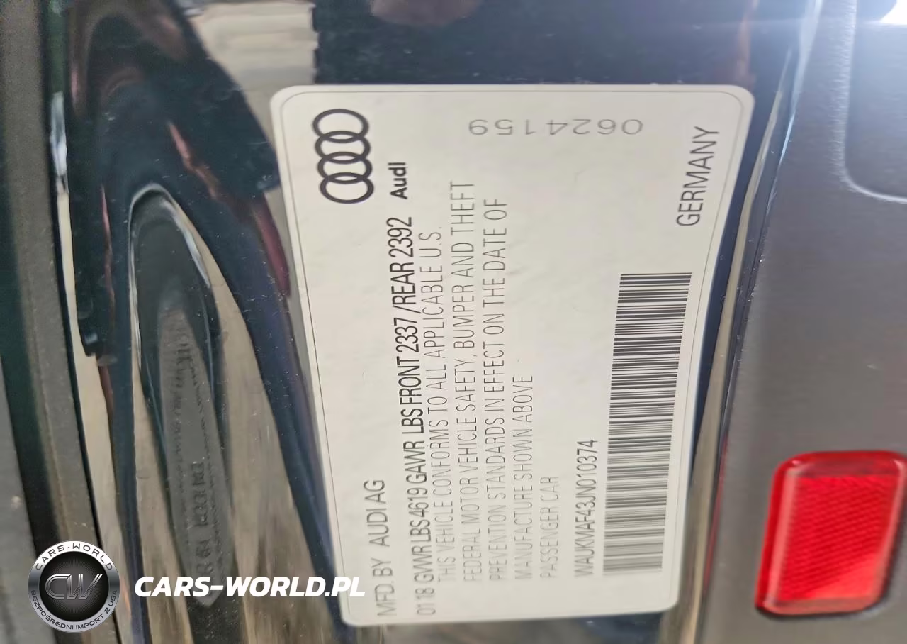 2018 Audi A4 Premium VIN:WAUKMAF43JN010374 - 12