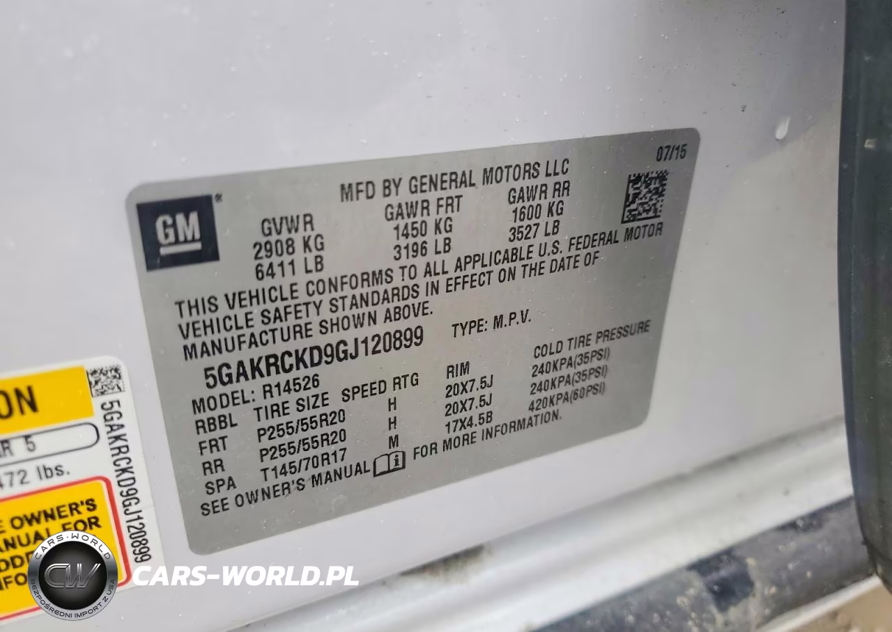 2016 Buick Enclave VIN:5GAKRCKD9GJ120899 - 14