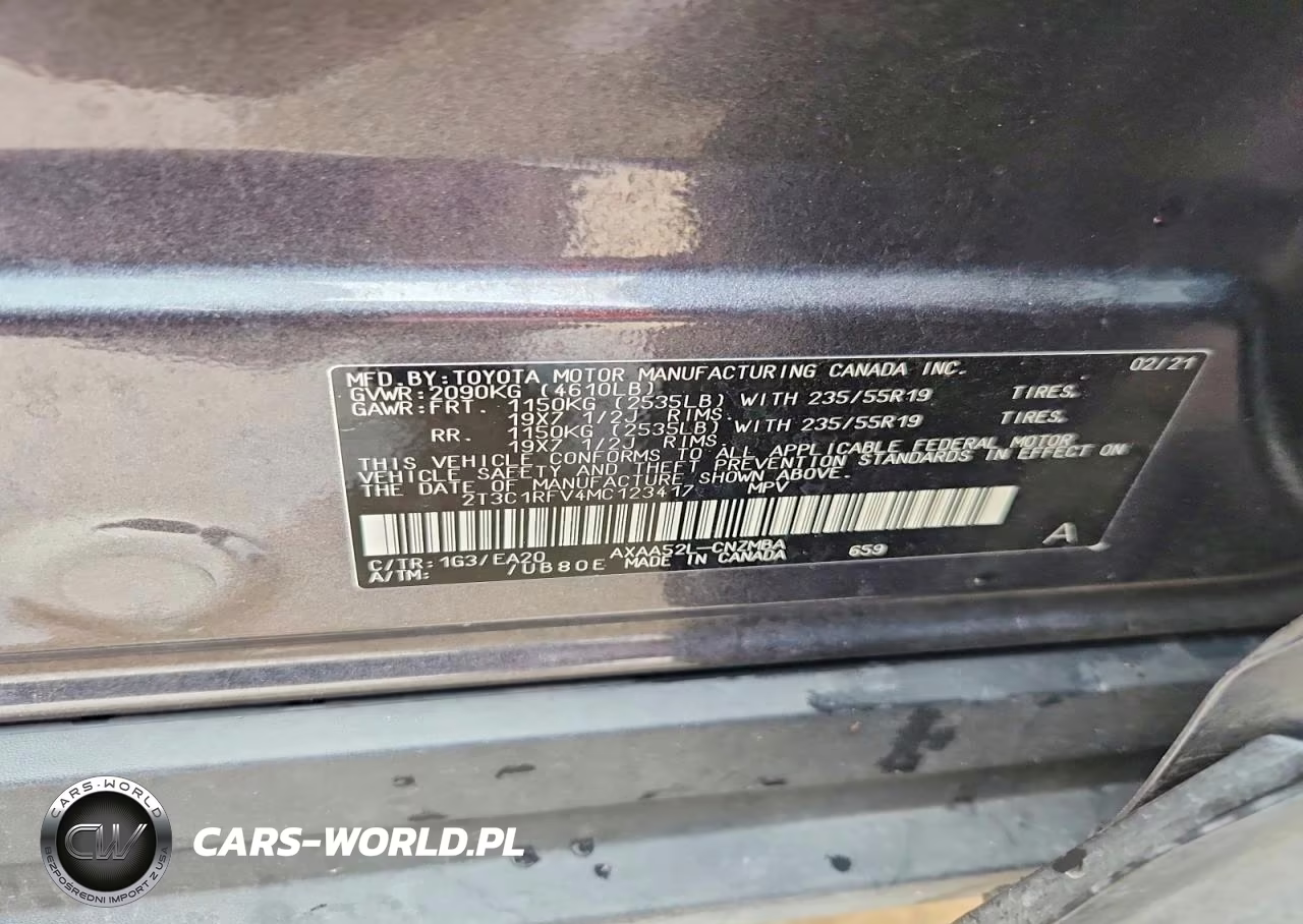 2021 Toyota Rav4 Xle Premium VIN:2T3C1RFV4MC123417 - 13