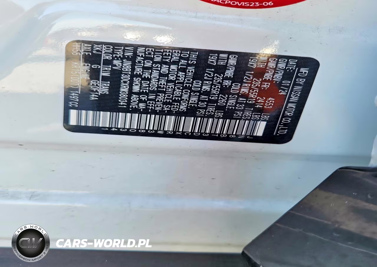 2024 Nissan Rogue Platinum VIN:JN8BT3DCXRW380341 - 14