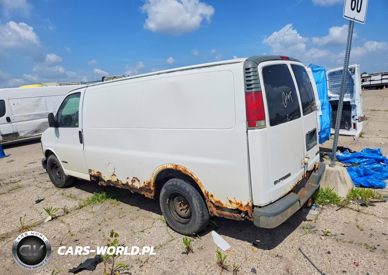 2002 Chevrolet Express 1500 Delivery Van VIN:1GCFG15R121183618 - 2