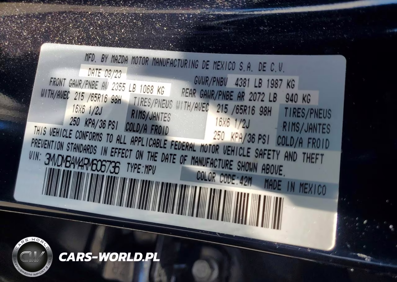 2024 Mazda Cx-30 VIN:3MVDMBAM4RM606736 - 13