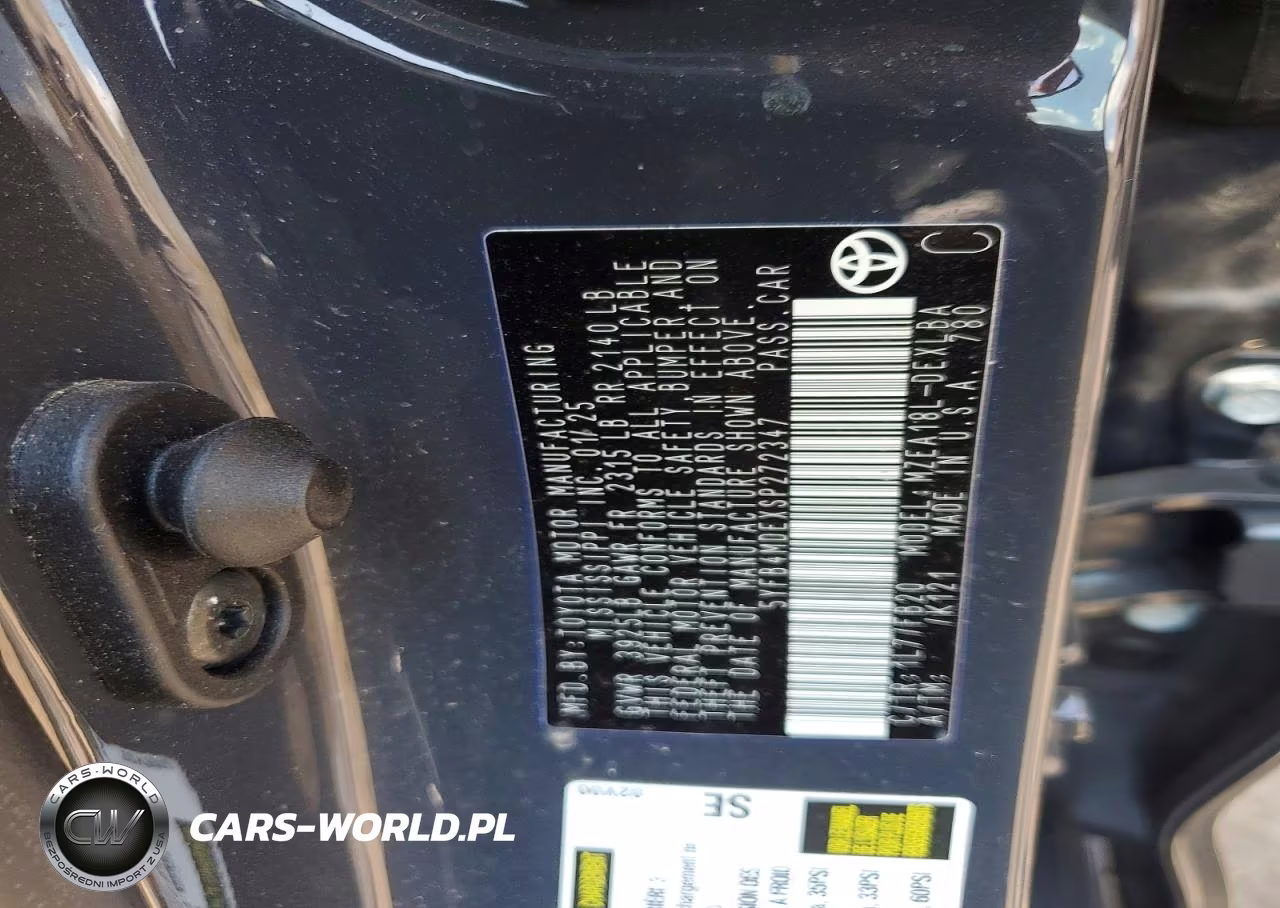 2025 Toyota Corolla Le VIN:5YFB4MDEXSP272347 - 12
