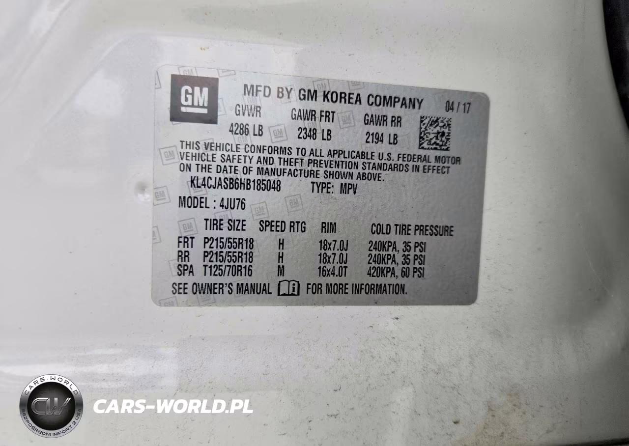 2017 Buick Encore Preferred VIN:KL4CJASB6HB185048 - 13
