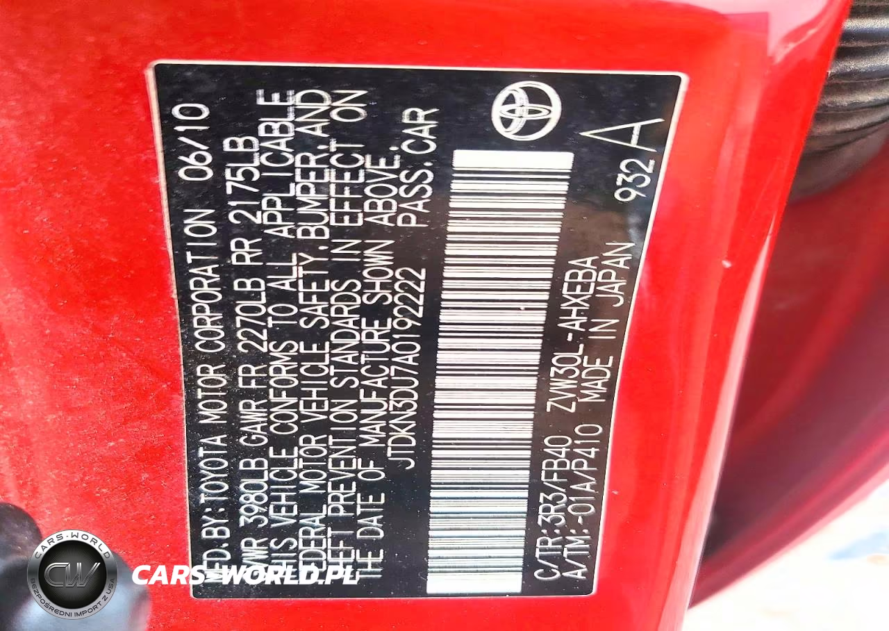 2010 Toyota Prius Ii VIN:JTDKN3DU7A0192222 - 12