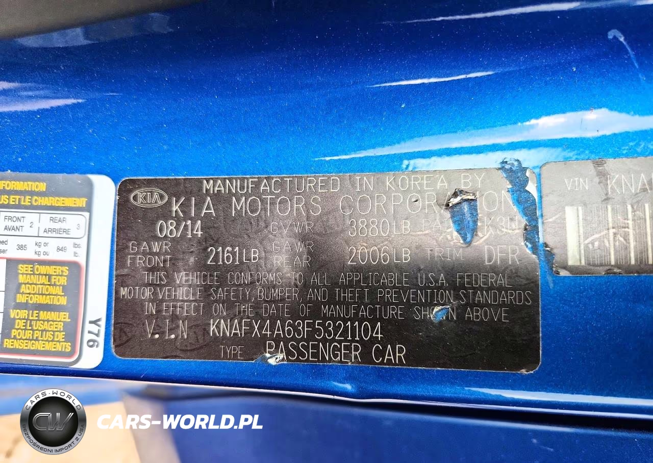 2015 Kia Forte VIN:KNAFX4A63F5321104 - 12