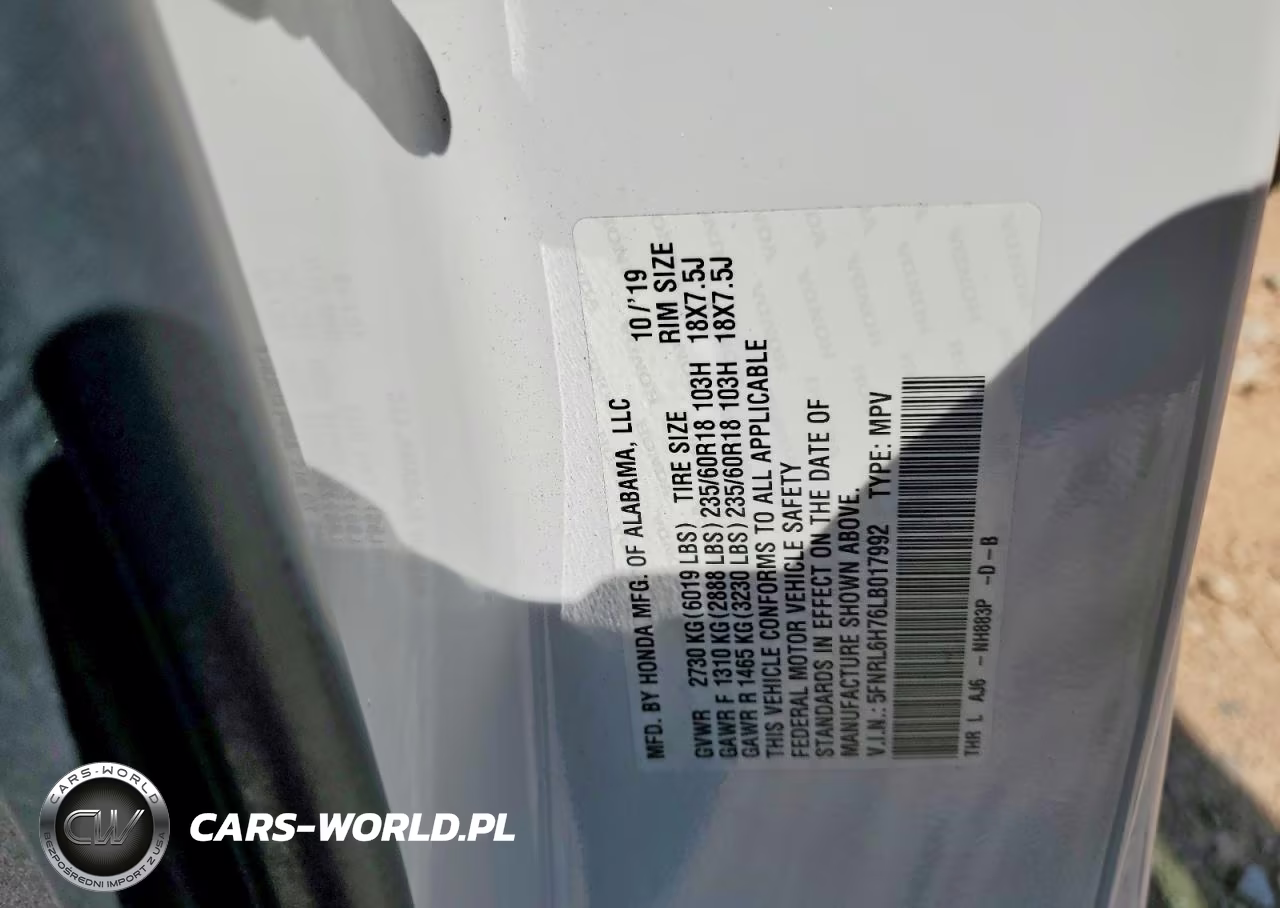 2020 Honda Odyssey Exl VIN:5FNRL6H76LB017992 - 14