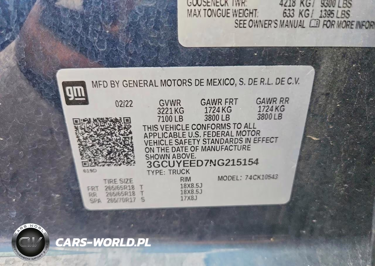 2022 Chevrolet Silverado Ltd K1500 Rst VIN:3GCUYEED7NG215154 - 13