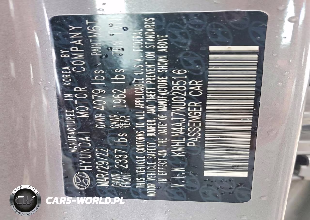 2022 Hyundai Elantra Limited VIN:KMHLN4AJ7NU028516 - 12