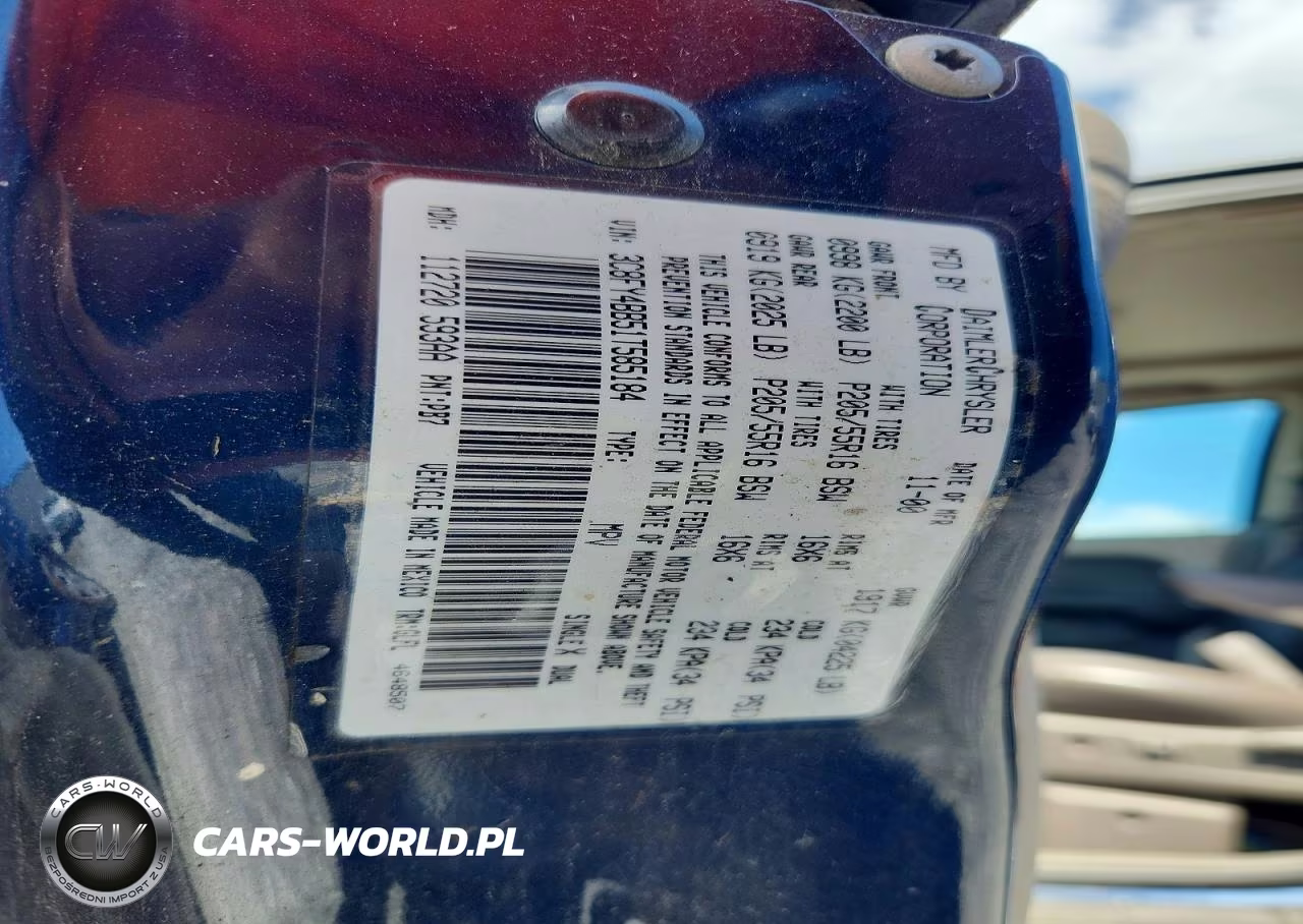 2001 Chrysler Pt Cruiser VIN:3C8FY4BB51T585184 - 12