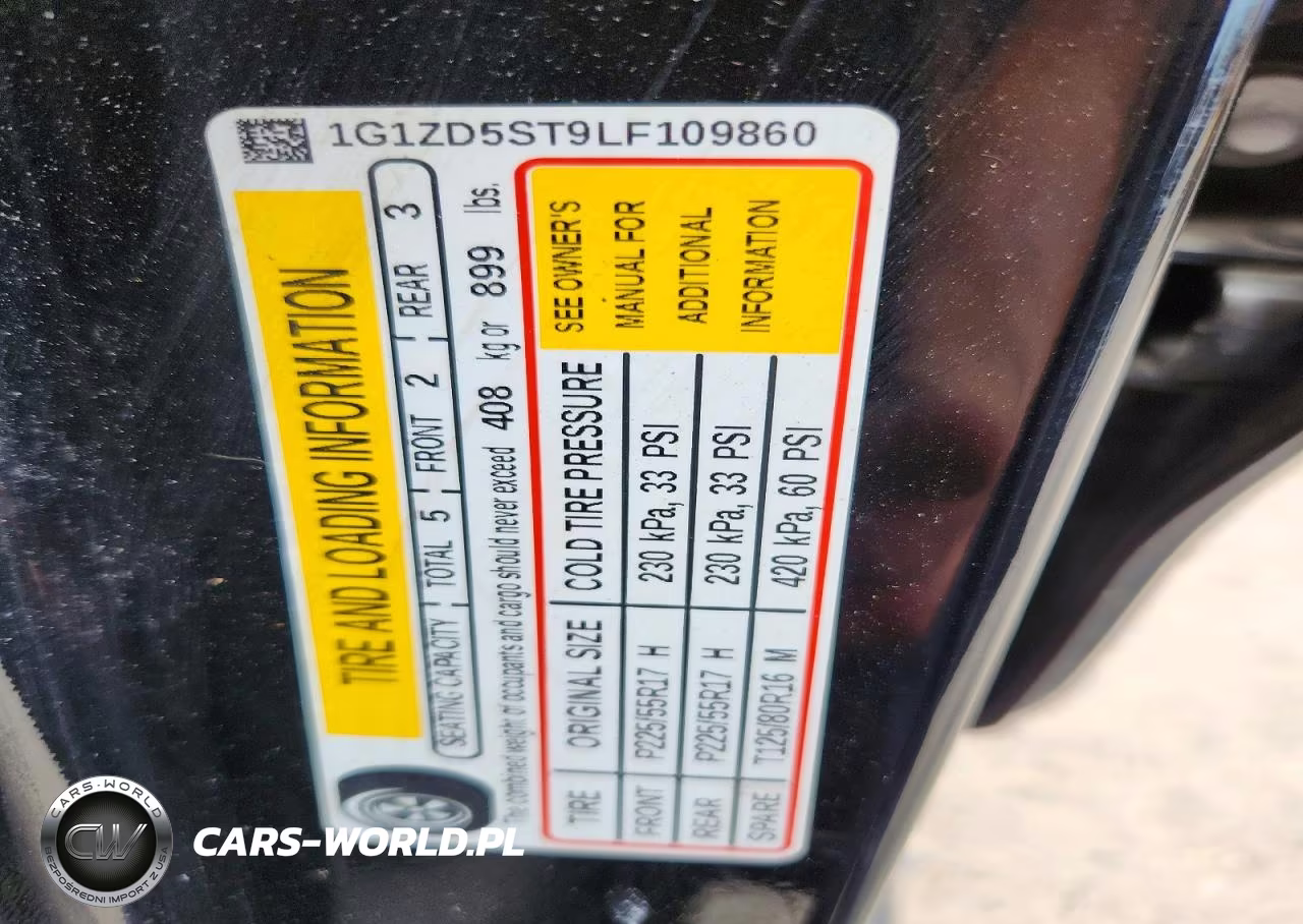 2020 Chevrolet Malibu Lt VIN:1G1ZD5ST9LF109860 - 12