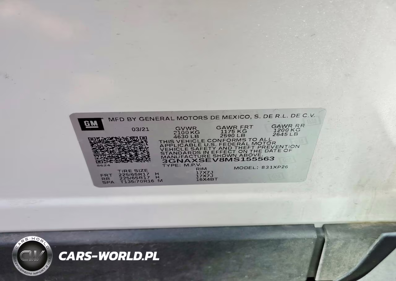 2021 Chevrolet Equinox Ls VIN:3GNAXSEV8MS155563 - 14