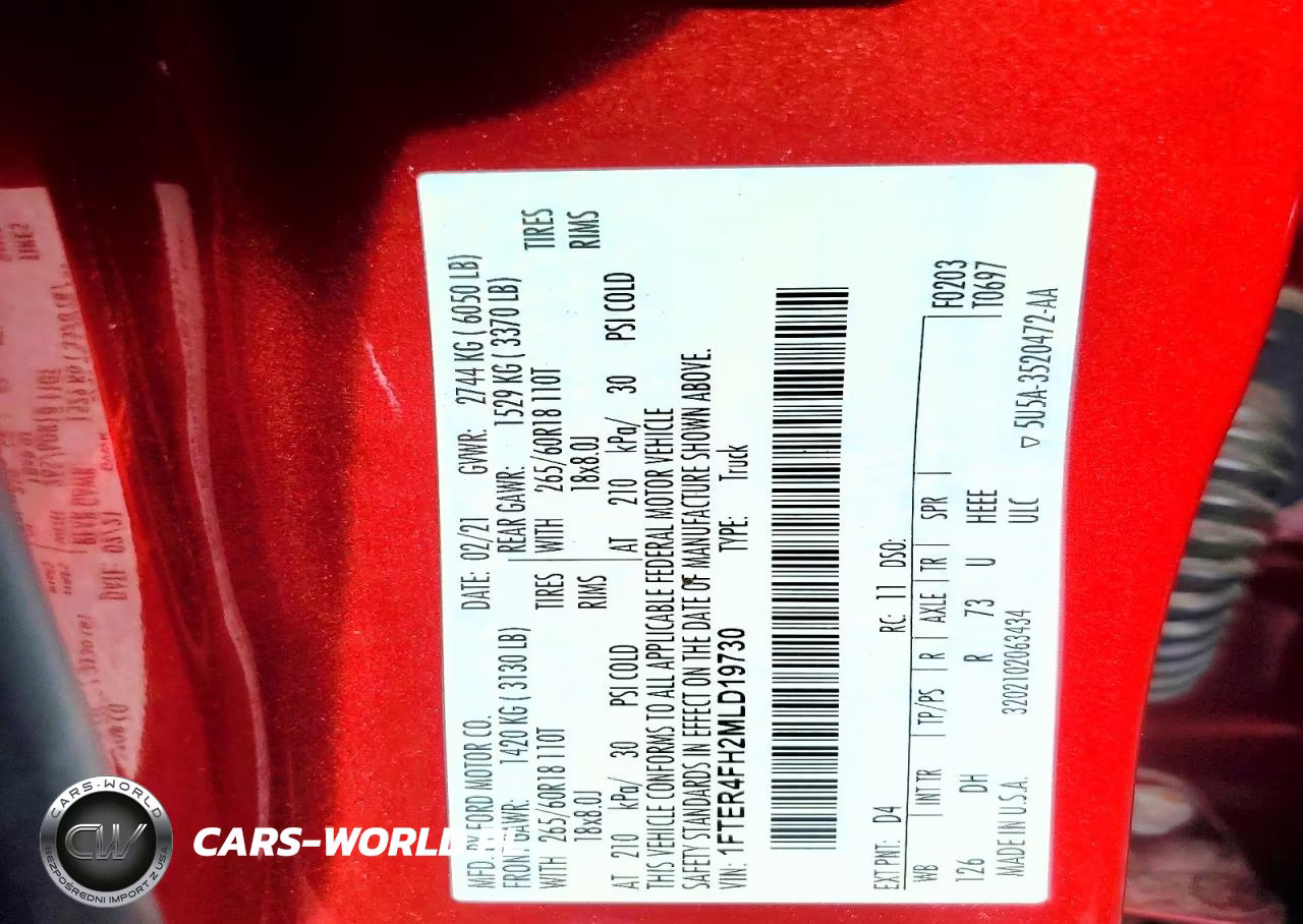 2021 Ford Ranger Xl-Xlt-Lariat VIN:1FTER4FH2MLD19730 - 12