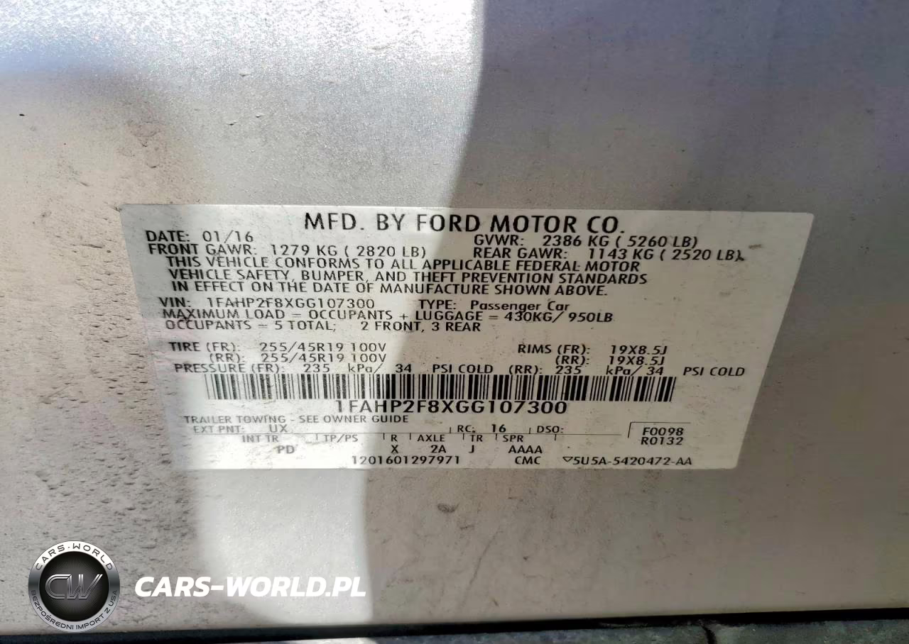 2016 Ford Taurus Limited VIN:1FAHP2F8XGG107300 - 12