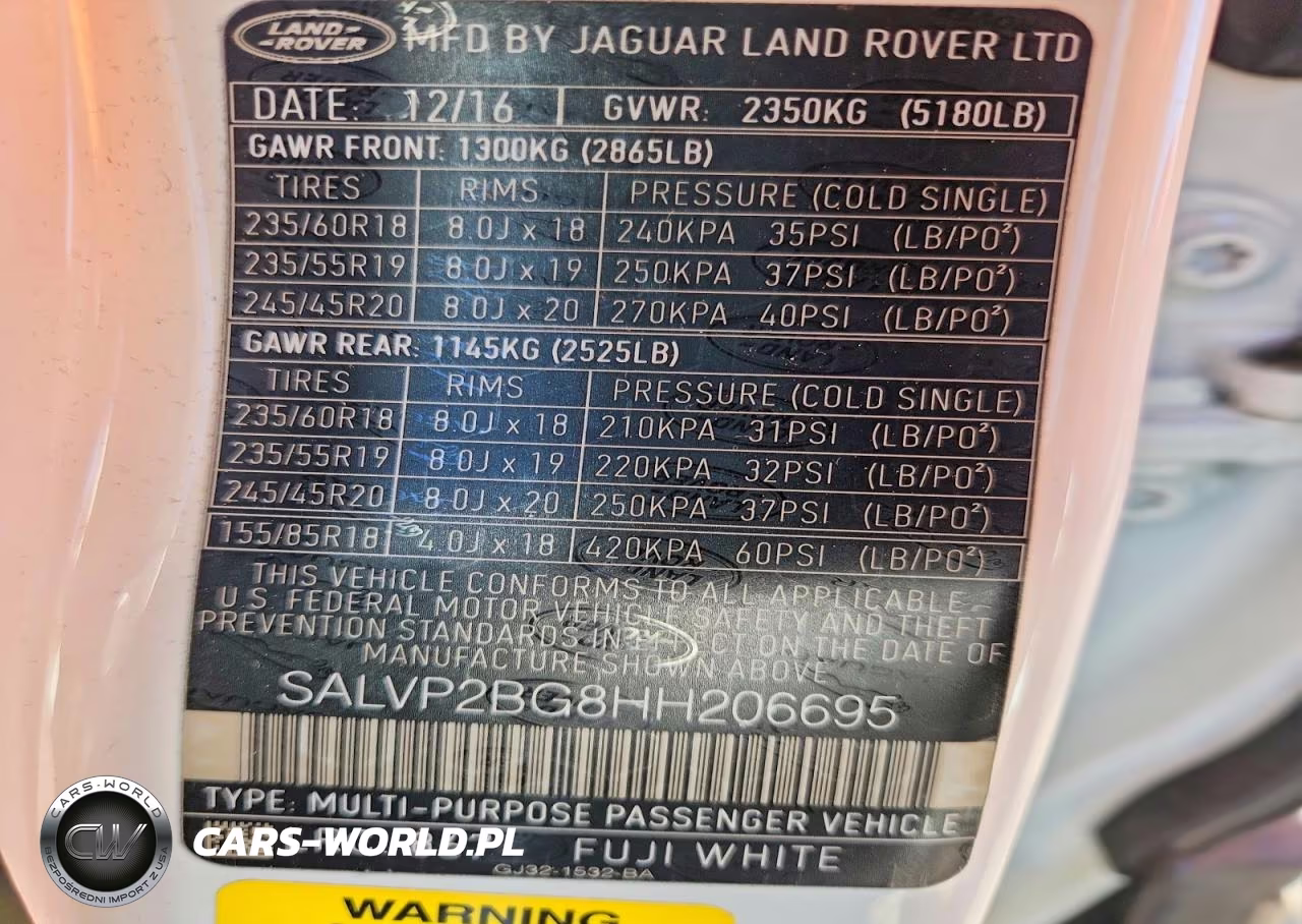 2017 Land Rover Range Rover Evoque Se VIN:SALVP2BG8HH206695 - 13