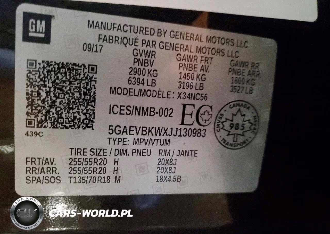 2018 Buick Enclave Premium VIN:5GAEVBKWXJJ130983 - 14