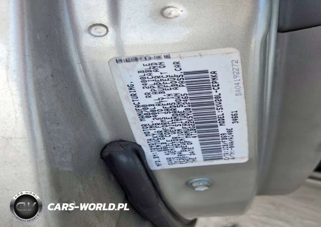 2000 Toyota Camry Le VIN:4T1BG22K5YU012465 - 12