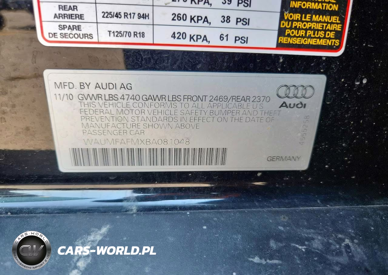 2011 Audi A3 Premium Plus VIN:WAUMFAFMXBA081048 - 12