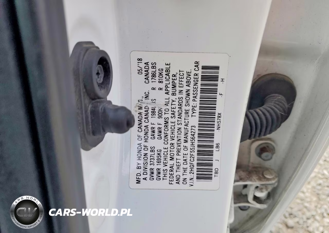 2018 Honda Civic Lx VIN:2HGFC2F55JH564273 - 12