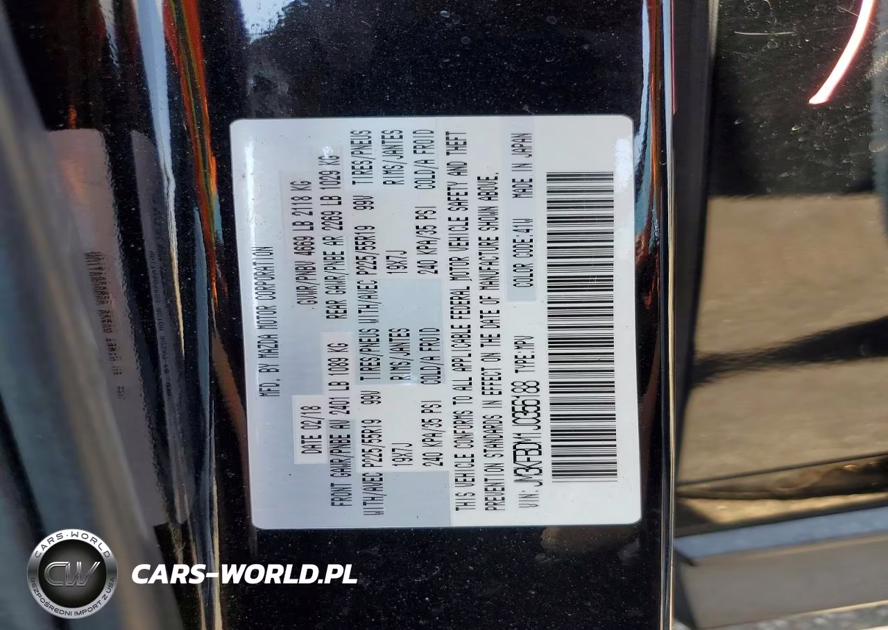 2018 Mazda Cx-5 Grand Touring VIN:JM3KFBDM1J0356188 - 14