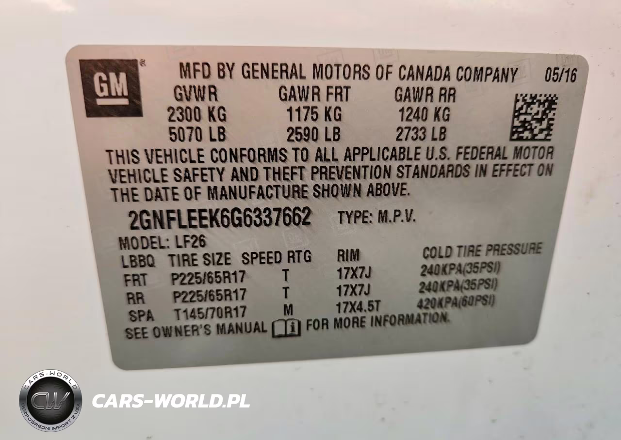 2016 Chevrolet Equinox Ls VIN:2GNFLEEK6G6337662 - 13