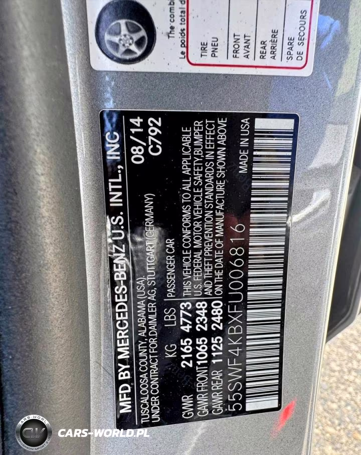 2015 Mercedes-Benz C 300 4Matic VIN:55SWF4KBXFU006816 - 11
