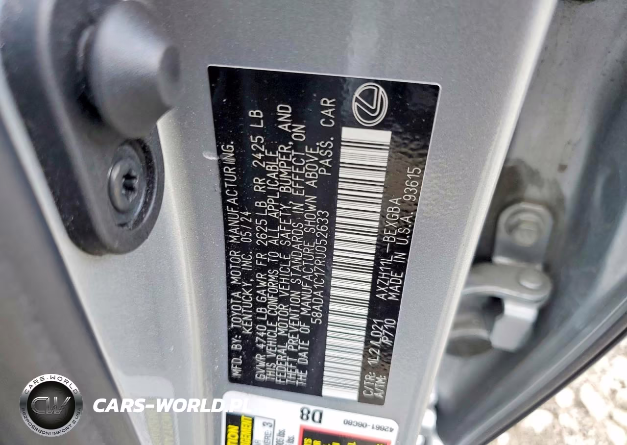 2024 Lexus Es 300H Base VIN:58ADA1C17RU052633 - 12