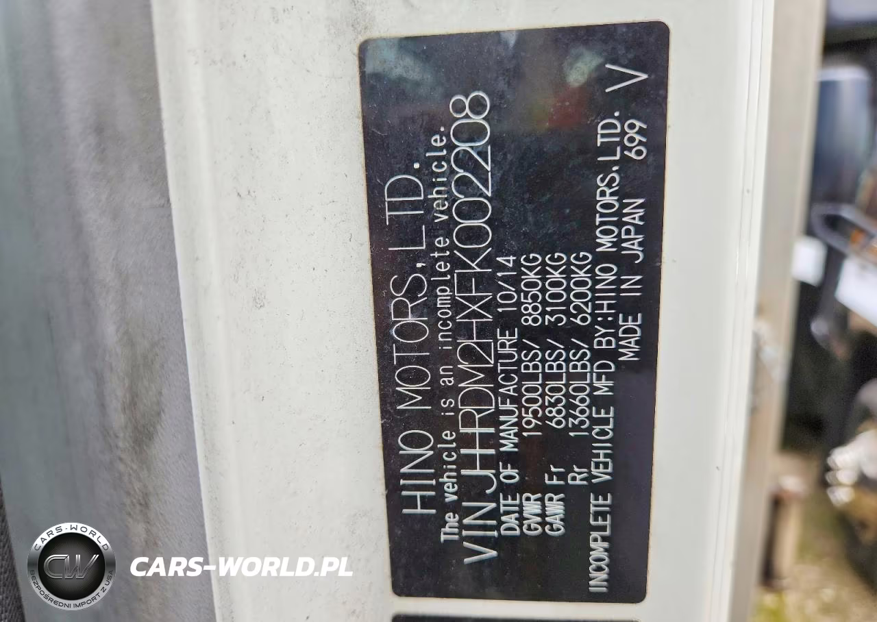 2015 Hino 195 VIN:JHHRDM2HXFK002208 - 10