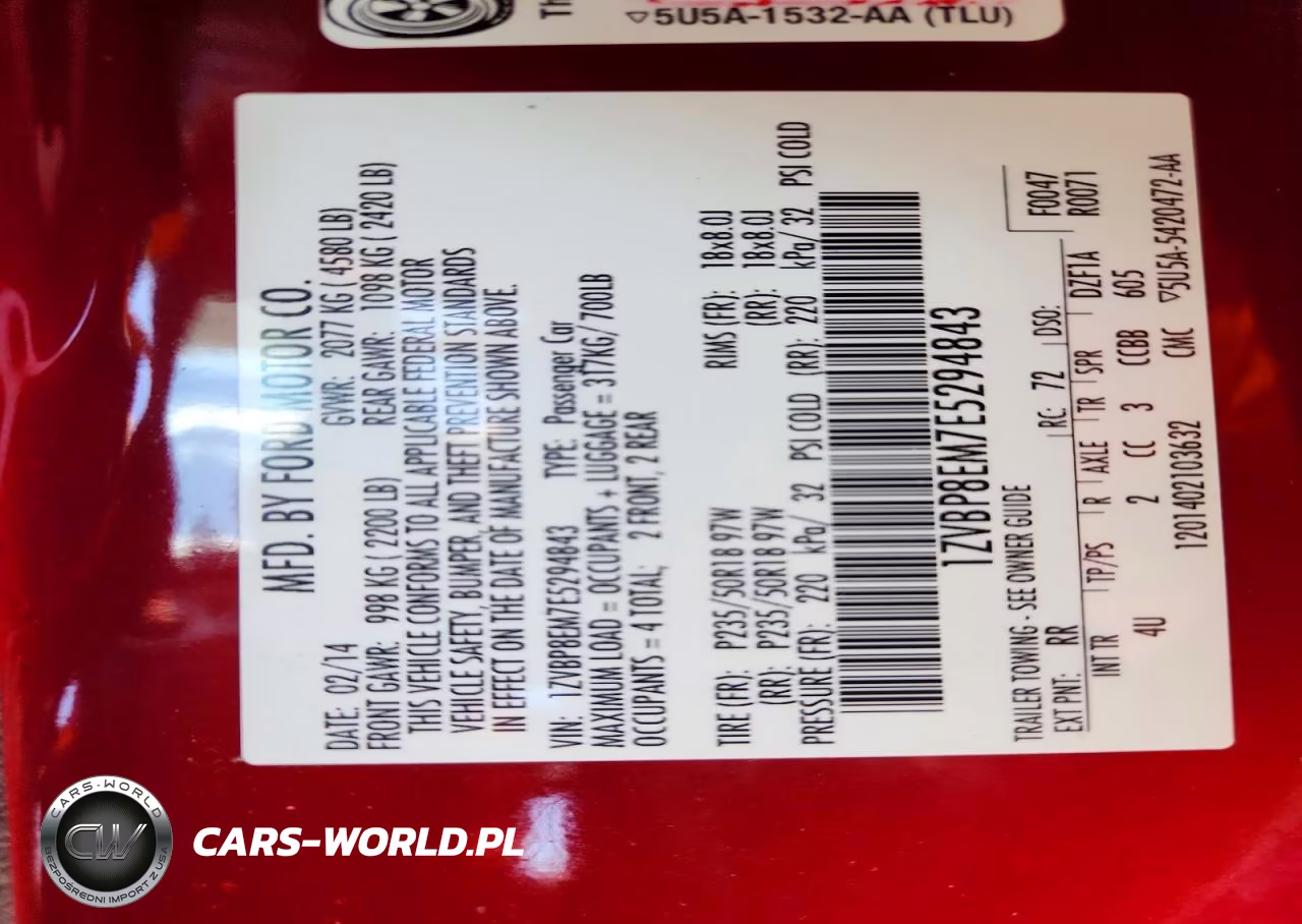 2014 Ford Mustang VIN:1ZVBP8EM7E5294843 - 12