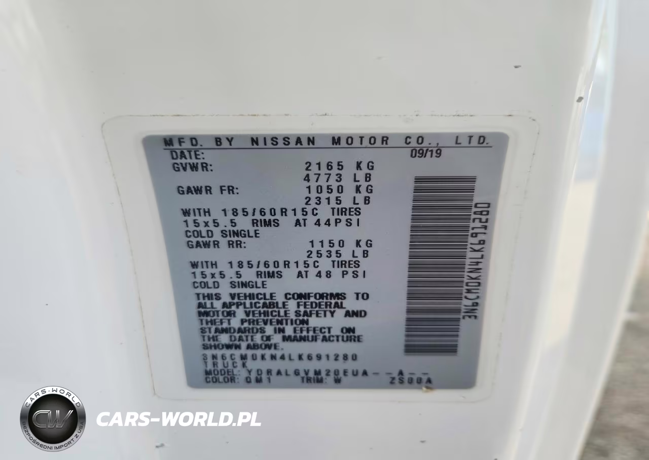 2020 Nissan Nv200 Sv VIN:3N6CM0KN4LK691280 - 14