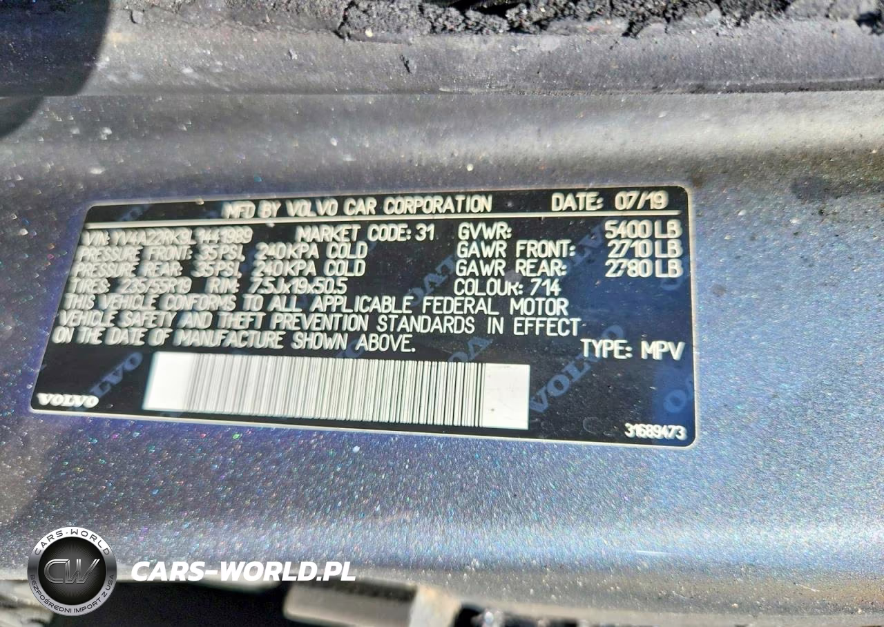 2020 Volvo Xc60 T6 Momentum VIN:YV4A22RK9L1441989 - 13