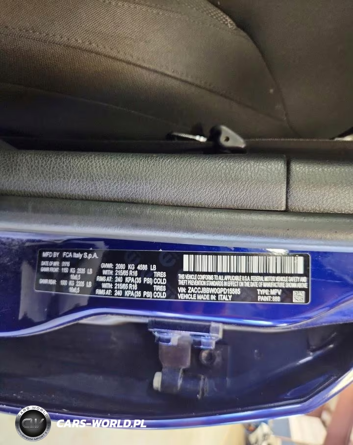 2016 Jeep Renegade Latitude VIN:ZACCJBBW0GPD15585 - 13
