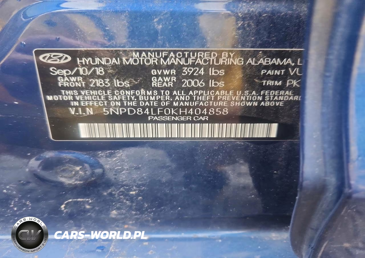 2019 Hyundai Elantra Value Edition VIN:5NPD84LF0KH404858 - 12