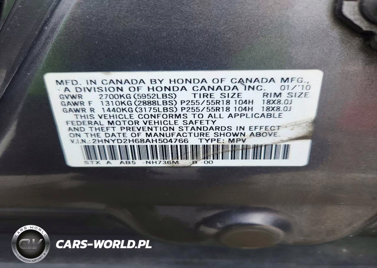 2010 Acura Mdx Technology VIN:2HNYD2H68AH504766 - 13